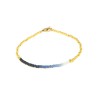 Faceted Sapphire Bead Bracelet
